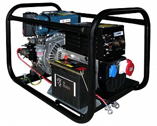 Дизельный сварочный генератор Energo ED6.5/400-W220RE 5.2 кВт