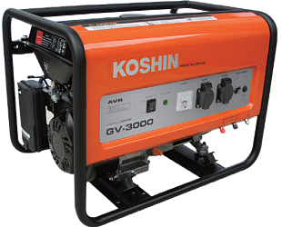 Бензиновый генератор Koshin GV-3000 1,7кВт
